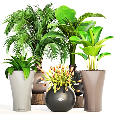 Botanical Bliss: 191-Piece Plant Collection 3D model image 1 