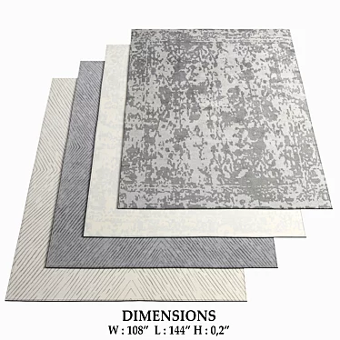 Restoration Hardware Vintage Rugs 3D model image 1 