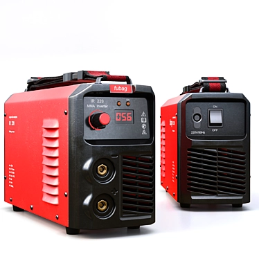 Powerful FUBAG IR 220 Welding Inverter 3D model image 1 