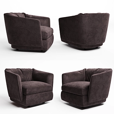 Luxury Holborn Armchair 3D model image 1 