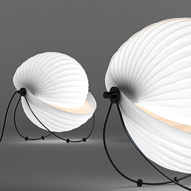 Eclipse Table Lamp: Modern Design, Stylish Illumination 3D model image 1 