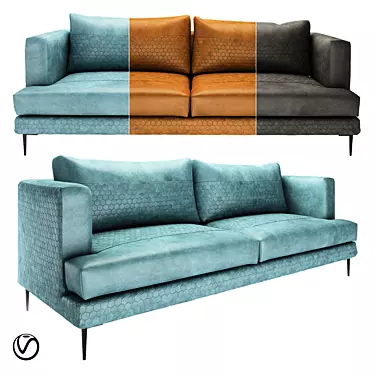 LaForma Vinny Modern Sofa 3D model image 1 