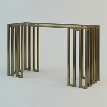Elegant Paragon Console Table 3D model image 1 