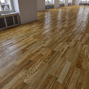 Versatile Wood Flooring Set 3D model image 1 