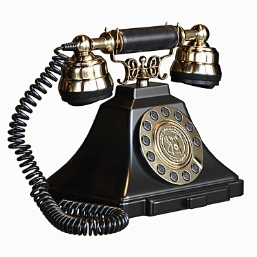 Classic Vintage Telephone with push button dial