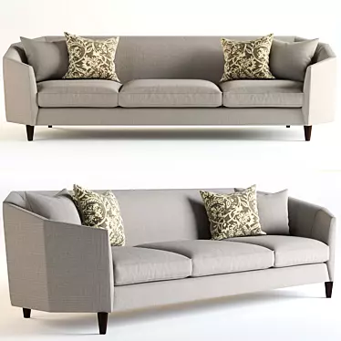 Sophisticated Diamond Sofa by Thomas Pheasant 3D model image 1 