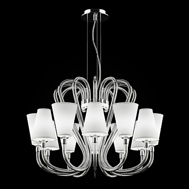 Elegant Chandelier - Gregory K12 3D model image 1 