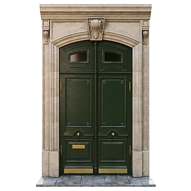 Title: Classic Swing Door | L-1600 H-3100 | 3D Max & OBJ 3D model image 1 