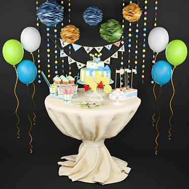 Balloons & Sweets: A Celebration 3D model image 1 