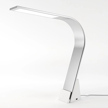 Illuminate & Charge: Desk Lamp with iPhone Charger 3D model image 1 