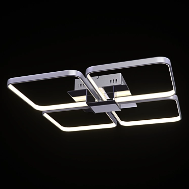 Regenbogen LED Chandelier: Stylish Ceiling Lighting for Living Room, Bedroom, Cafe, Kitchen  3D model image 1 