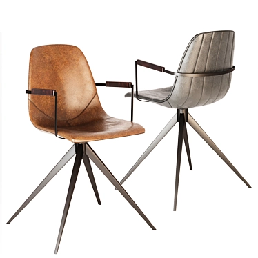 Ergostudio Avignon Chair: Sleek and Stylish 3D model image 1 