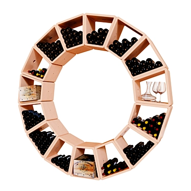 Modular wine rack (circle)