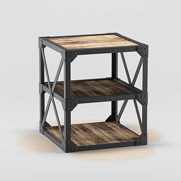 Sebastian Side Table: Elegant and Functional 3D model image 1 