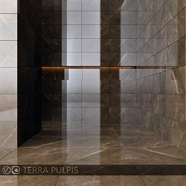 Kerranova Pulpis Marble Tiles 3D model image 1 