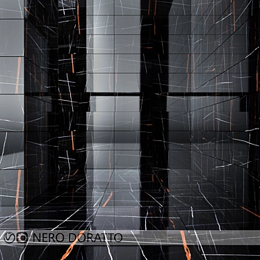 Kerranova Nero Doratto Marble Tiles 3D model image 1 