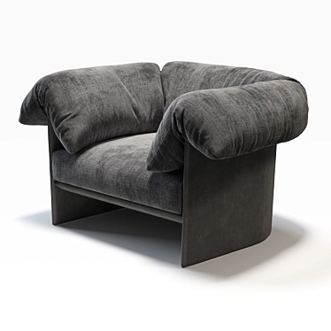 Luxurious Highline Armchair for Stylish Comfort 3D model image 1 