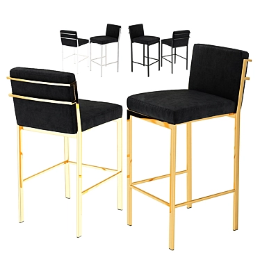 EICHHOLTZ Scott Bar & Counter Stools 3D model image 1 