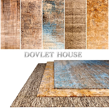 DOVLET HOUSE Carpets Set 3D model image 1 