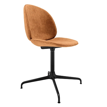 Gubi Beetle Chair: Casted Swivel Base 3D model image 1 