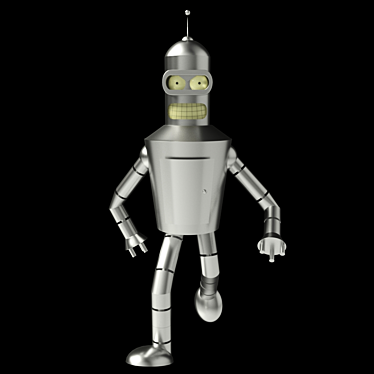Classic Smiling Bender 3D model image 1 
