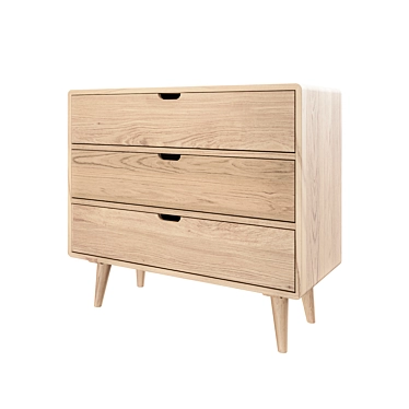 Modern Style Chest of Drawers 3D model image 1 