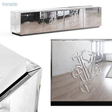 IPE CAVALLI Ironside TV Cabinet 3D model image 1 