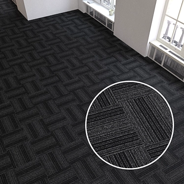 Title: SoftShade Carpet Tiles 3D model image 1 