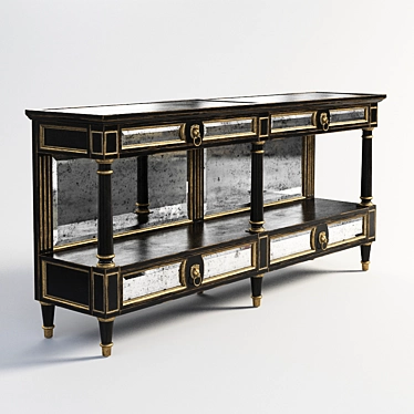 Elegant Blake Console by Gramercy Home 3D model image 1 
