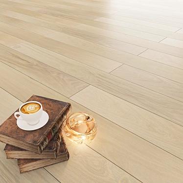 Classic Gray Parquet: Seamless Color Correcting Design 3D model image 1 