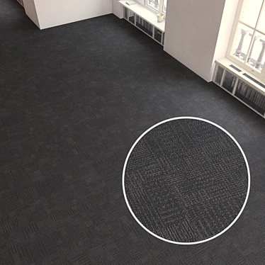 Seamless Carpet Tiles 3D model image 1 