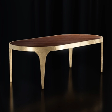 Modern Charles Table | L'Origine Furniture 3D model image 1 