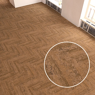 Interface Carpet Tile 50x50 | High-Resolution Texture Bundle 3D model image 1 