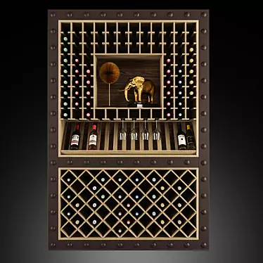 Decoquality Wine Cabinet 3D model image 1 