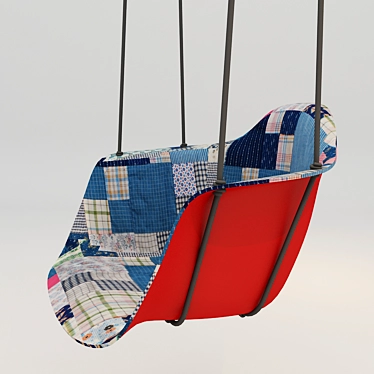 Modern Hanging Swing Chair 3D model image 1 