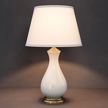 Elegant Lianna Table Lamp - GRAMERCY HOME 3D model image 1 