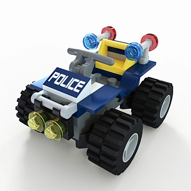Lego Police Patrol Building Set 3D model image 1 