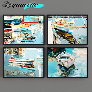 Aquarelle Masterpieces by Josef Kote 3D model image 1 
