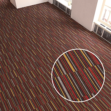 Title: Seamless Carpet Tiles - High Resolution Texture 3D model image 1 