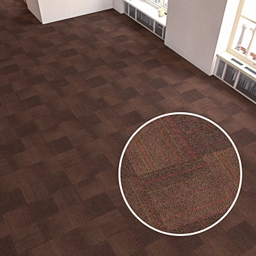 Title: Seamless Carpet Tiles - 321 3D model image 1 