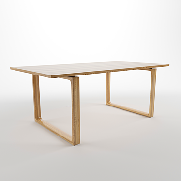 Elegant Essay Table: Unparalleled Design 3D model image 1 