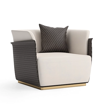 Elegant Capital Allure Chair 3D model image 1 