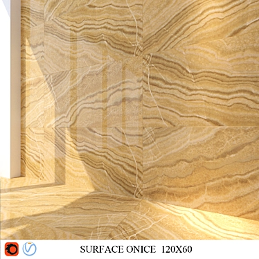 ITALON Surface Onice: Luxurious Rectified Ceramic Tiles 3D model image 1 