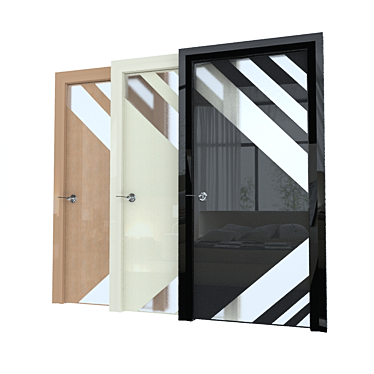 Modern Style Interior Door 3D model image 1 
