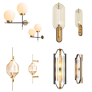 Modern wall lamps collection