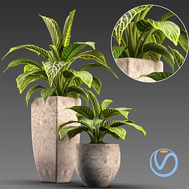 Natural Greenery: PLANTS 01 3D model image 1 