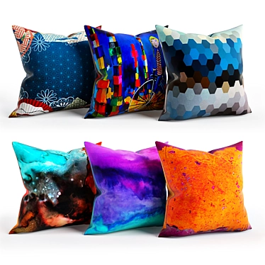 Cozy Comfort Pillow Set 3D model image 1 