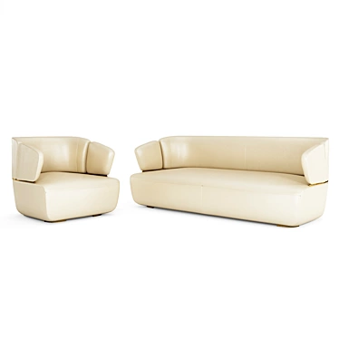 Wansheng Sofa & Armchair Set 3D model image 1 