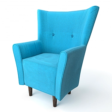 Contemporary Comfort: Atlas Chair 3D model image 1 