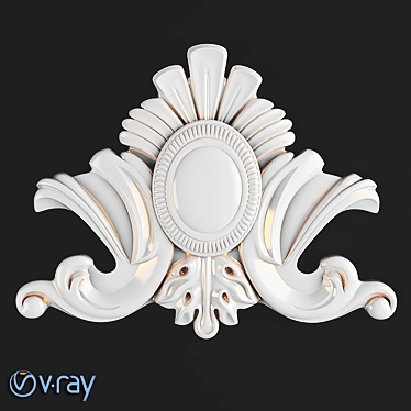 Elegant Traditional Ornament 3D model image 1 